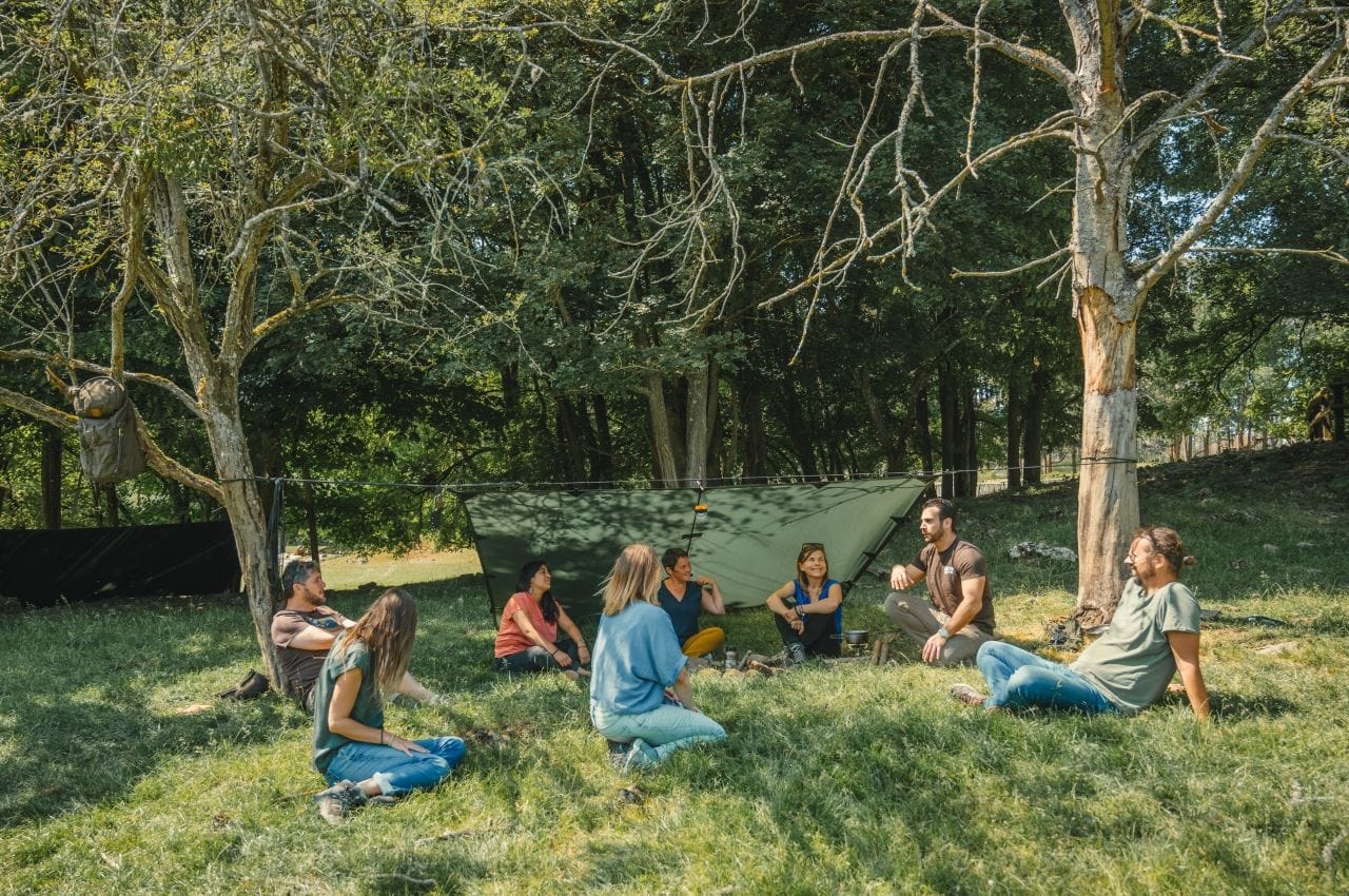 groupe de team building dans la nature en Ardenne 