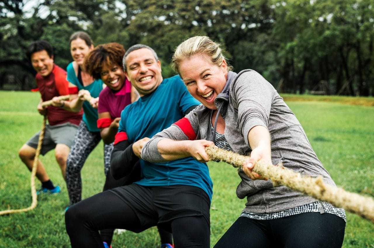 Team building outdoor avec les Highland games 
